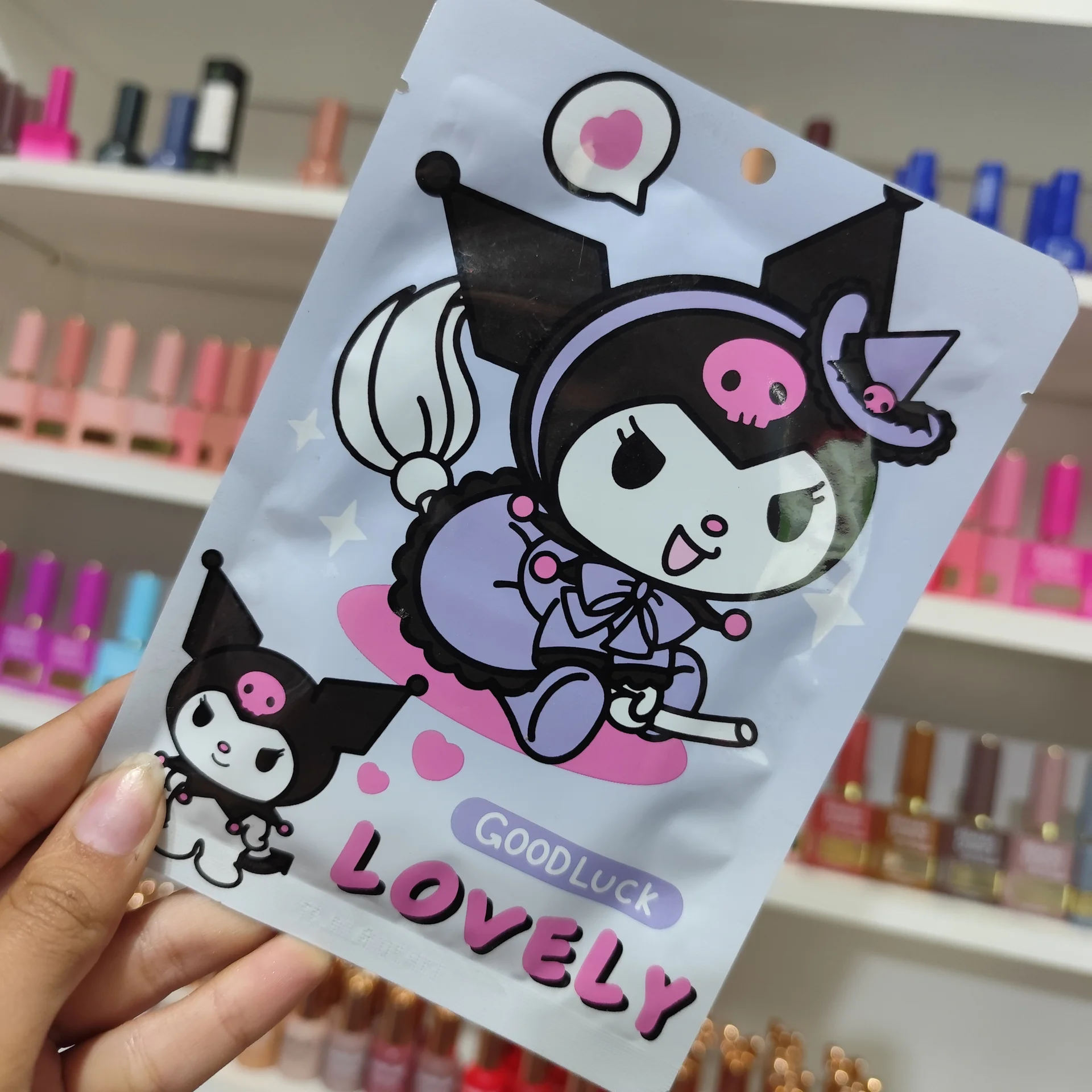 Mascarilla facial - Kuromi