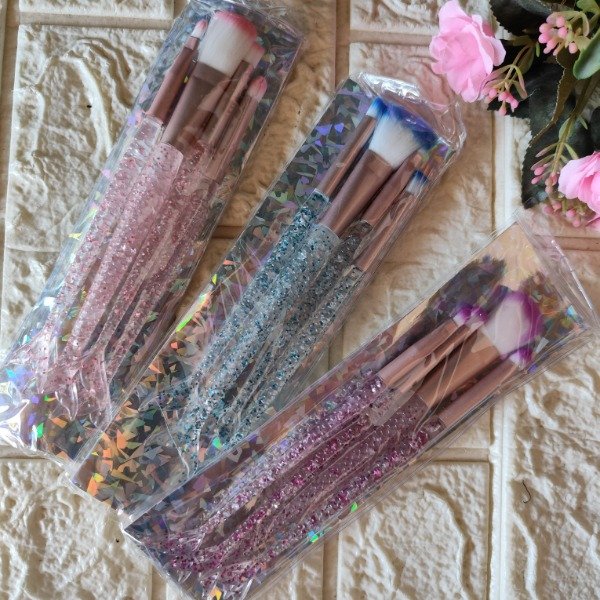 Brochas x5 glitter por mayor