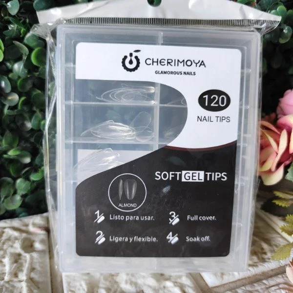 TIPS DE UÑAS X100 ALMOND - CHERIMOYA