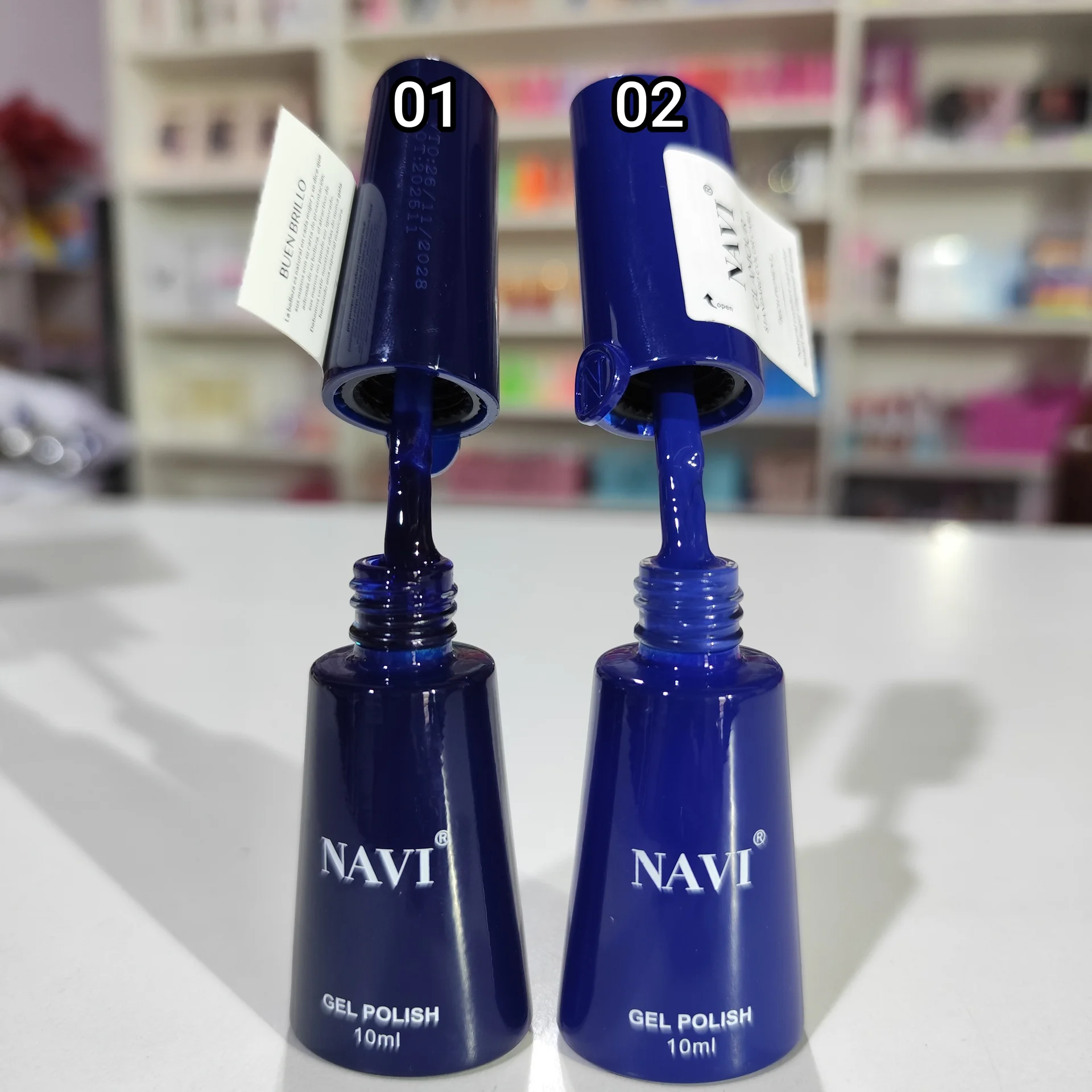 Esmalte semi NAVI 10ml azules