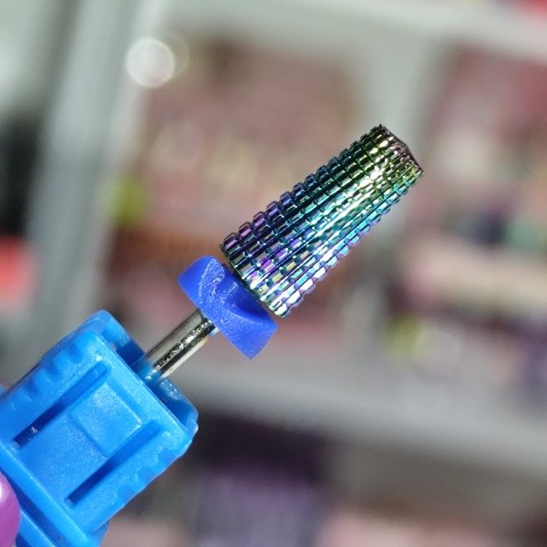 FRESA CARBURO CONICA AZUL