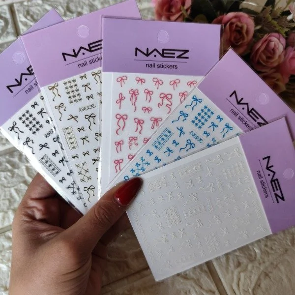 STICKER DE UÑAS X1 moños