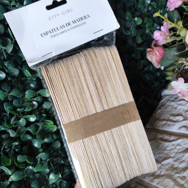 ESPATULAS PARA RETIRAR CERA PACK*50 CITY GIRL