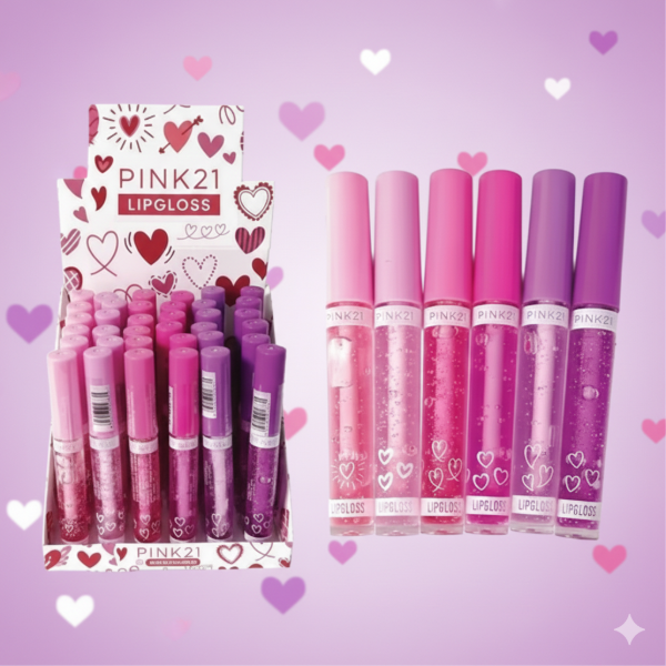 LIPGLOSS GLITTER  - PINK 21