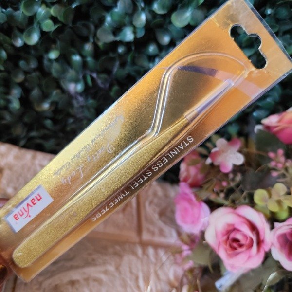 PINZA de pestañas RECTA navina