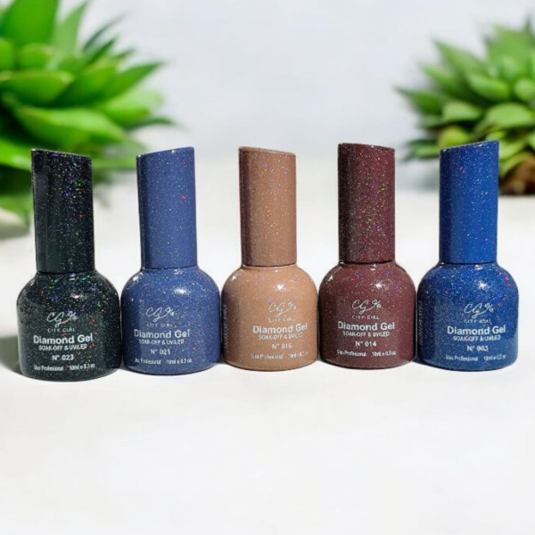 ESMALTES SEMI REFLECTIVOS CITY GIRL