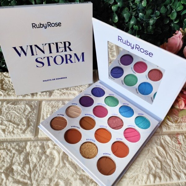 Paleta de sombras RUBY ROSE "winter storm"